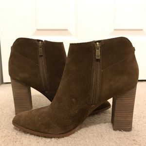 Nordstrom - Brown Suede Ankle Boots (11)